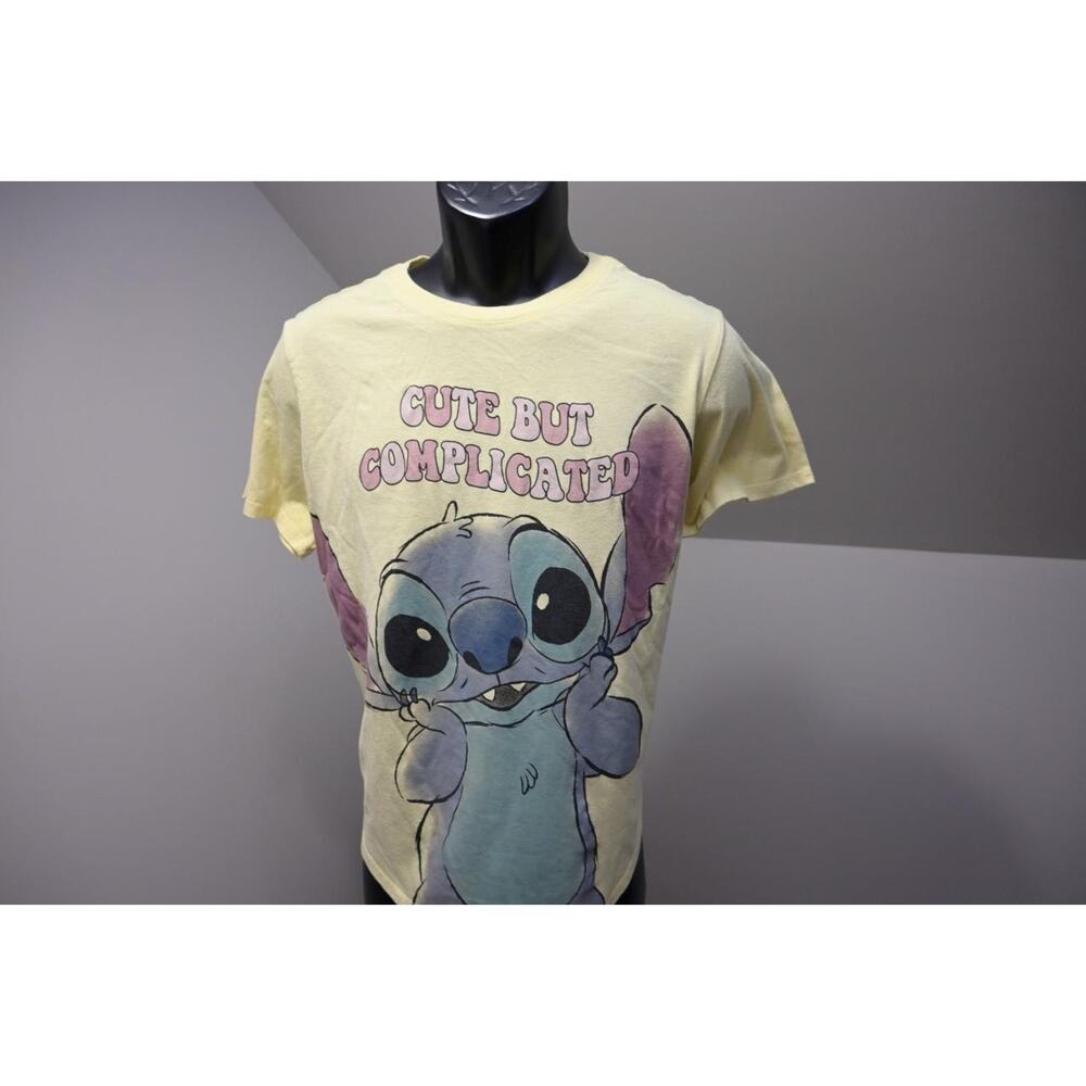 Disney Lelo & Stitch Tee Shirt Graphic Short Sleeve Girls Juniors 3XL (21)